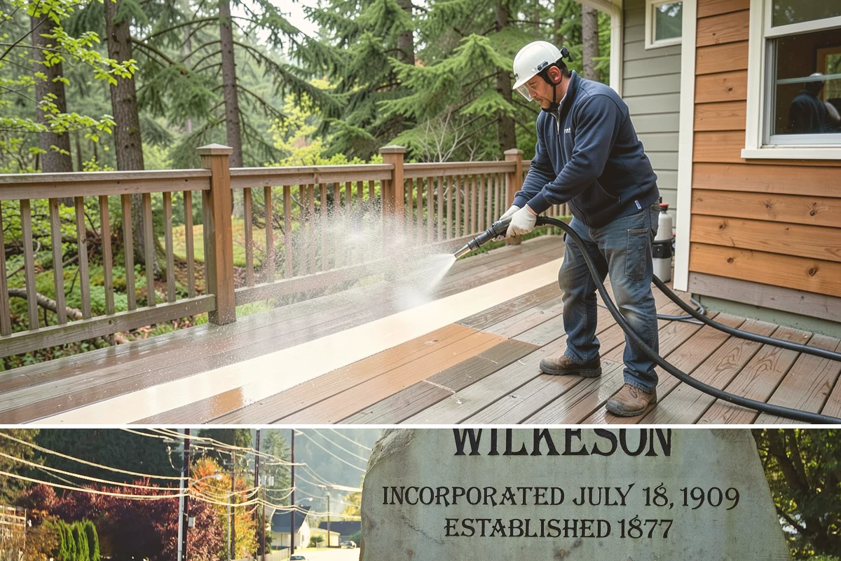 Calcium Deposit Removal in Wilkeson, Pierce County, WA - Calcium and efflorescence deposits can be treated year-round, with dry conditions helping confirm complete removal.