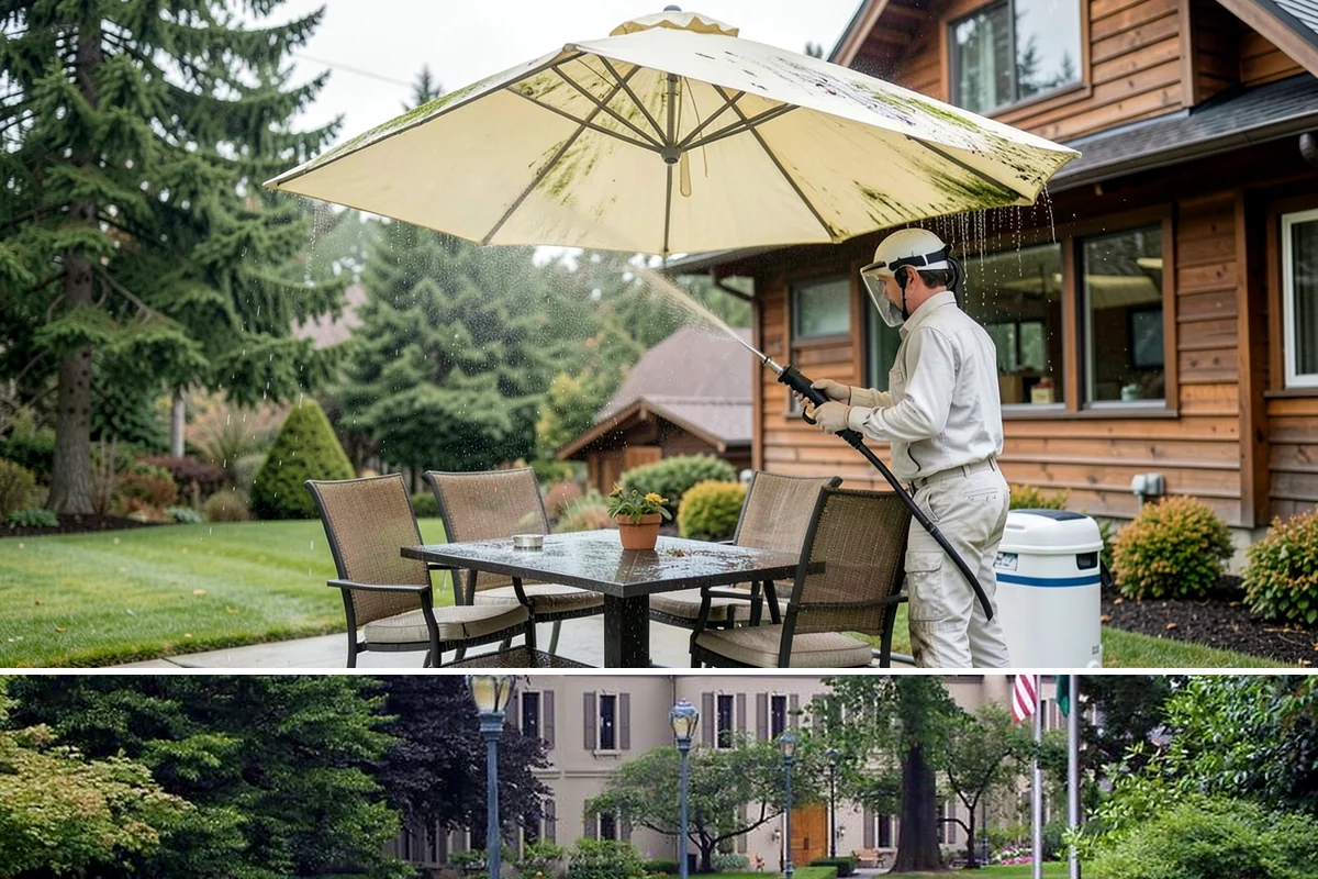 Calcium Deposit Removal in Woodinville, King County, WA - Calcium and efflorescence deposits can be treated year-round, with dry conditions helping confirm complete removal.