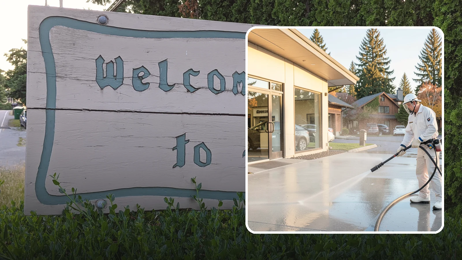 Car Dealership Cleaning in Brier, Snohomish County, WA - Large-lot exterior cleaning for auto dealerships that brightens showroom facades, display lots, and service drives so inventory...