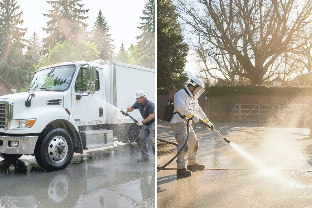 Car Dealership Cleaning in Buckley, Pierce County, WA - Plan lot sections to keep inventory access open