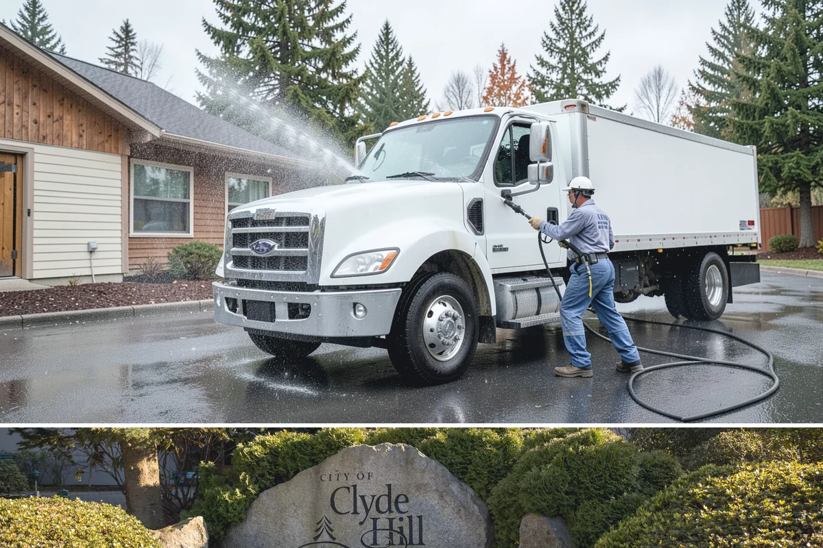 Car Dealership Cleaning in Clyde Hill, King County, WA - Monthly or quarterly lot cleaning works best, with heavier facade and glass washing in the drier spring and summer months.