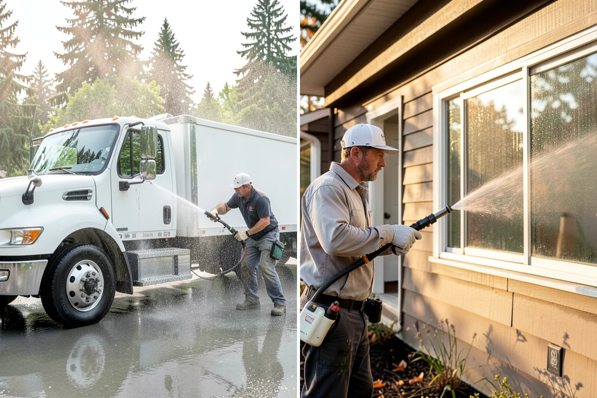 Car Dealership Cleaning in Concrete, Skagit County, WA - Plan lot sections to keep inventory access open