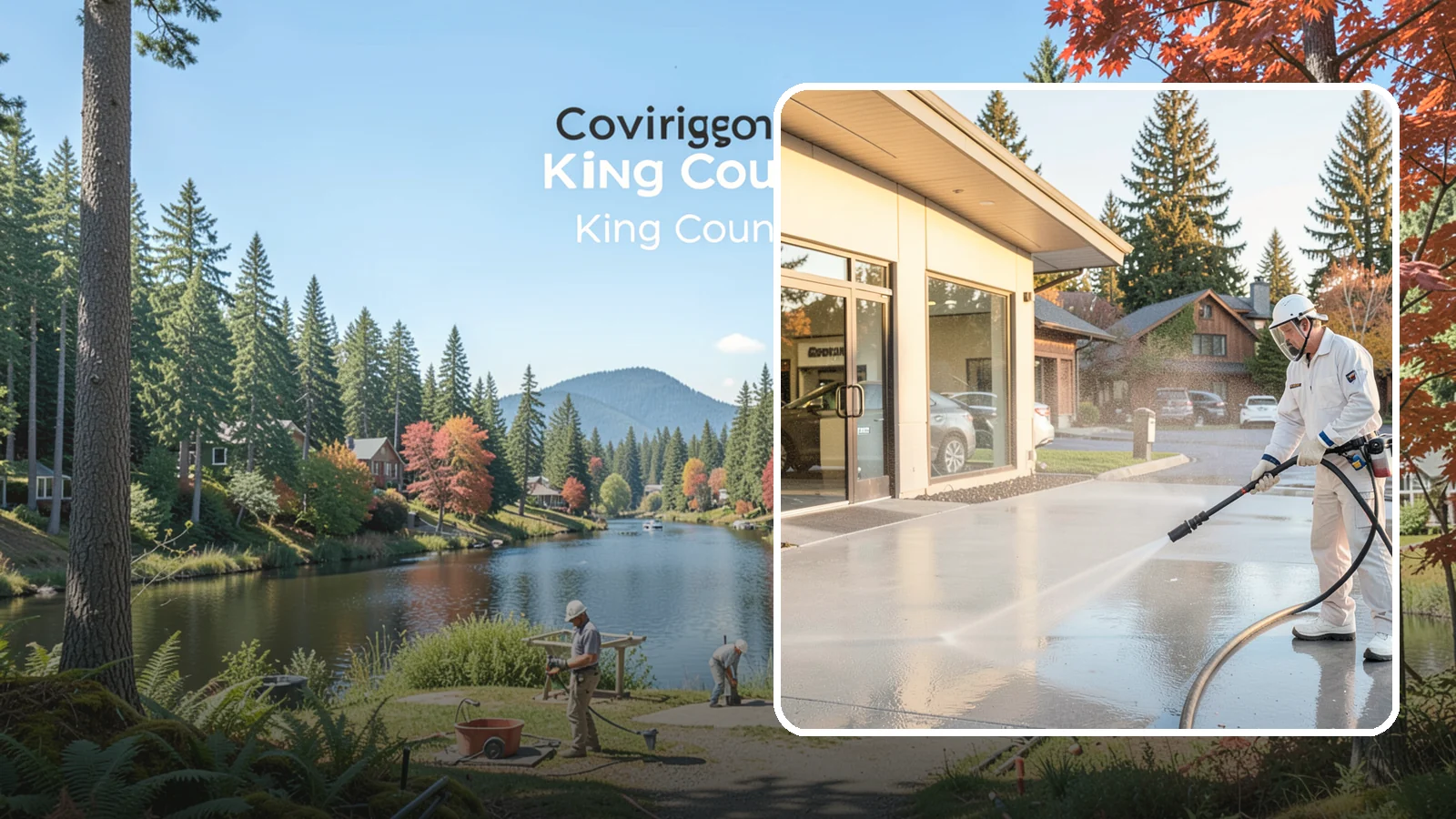 Car Dealership Cleaning in Covington, King County, WA - Large-lot exterior cleaning for auto dealerships that brightens showroom facades, display lots, and service drives so inventory...