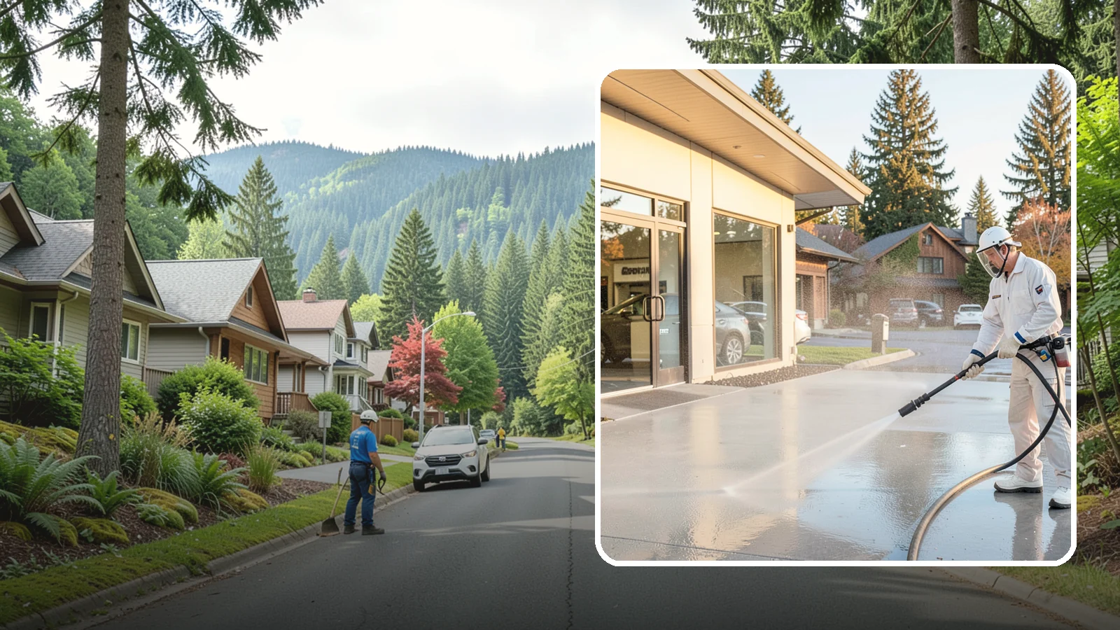 Car Dealership Cleaning in Darrington, Snohomish County, WA - Large-lot exterior cleaning for auto dealerships that brightens showroom facades, display lots, and service drives so inventory...