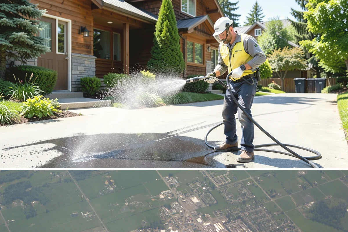 Car Dealership Cleaning in Enumclaw, King County, WA - Monthly or quarterly lot cleaning works best, with heavier facade and glass washing in the drier spring and summer months.