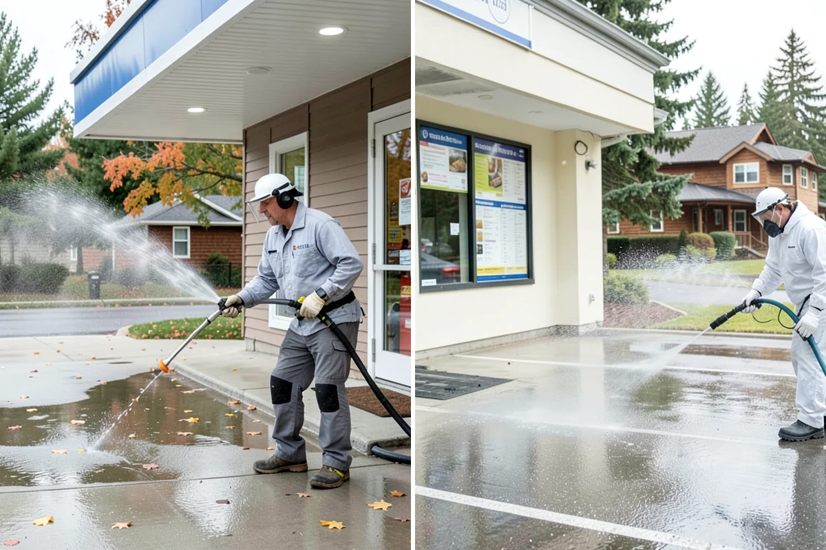 Car Dealership Cleaning in Fircrest, Pierce County, WA - Plan lot sections to keep inventory access open