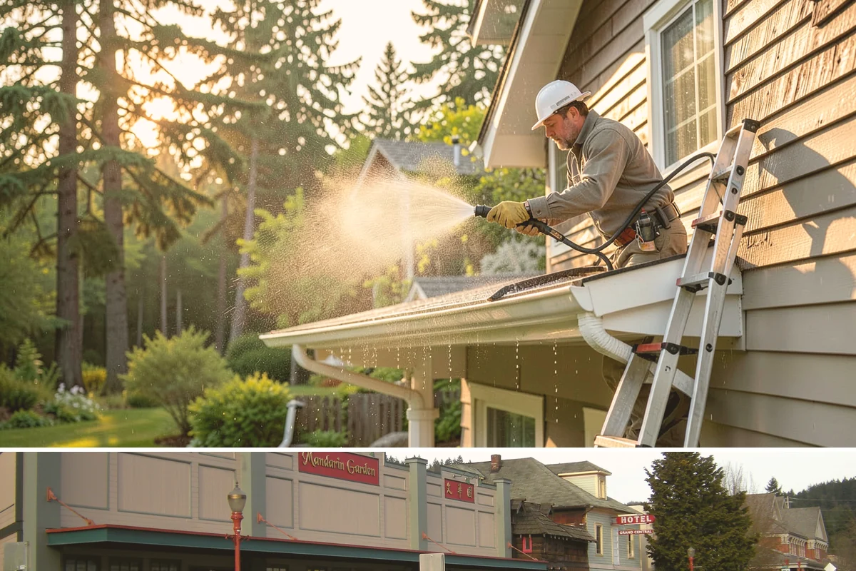 Car Dealership Cleaning in Issaquah, King County, WA - Monthly or quarterly lot cleaning works best, with heavier facade and glass washing in the drier spring and summer months.