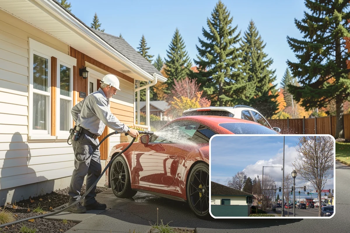 Car Dealership Cleaning in Marysville, Snohomish County, WA - Makes inventory pop against a clean, bright display lot