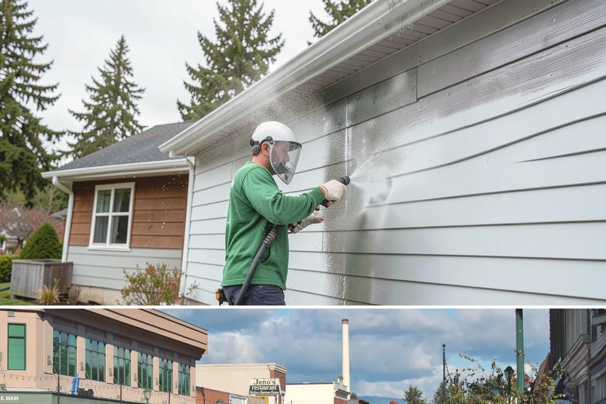 Car Dealership Cleaning in Monroe, Snohomish County, WA - Monthly or quarterly lot cleaning works best, with heavier facade and glass washing in the drier spring and summer months.