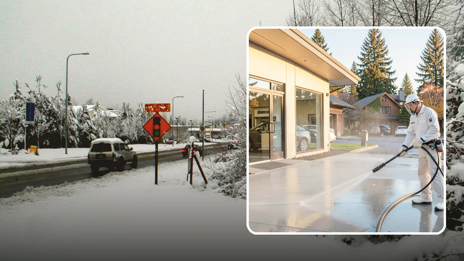 Car Dealership Cleaning in Newcastle, King County, WA - Large-lot exterior cleaning for auto dealerships that brightens showroom facades, display lots, and service drives so inventory...