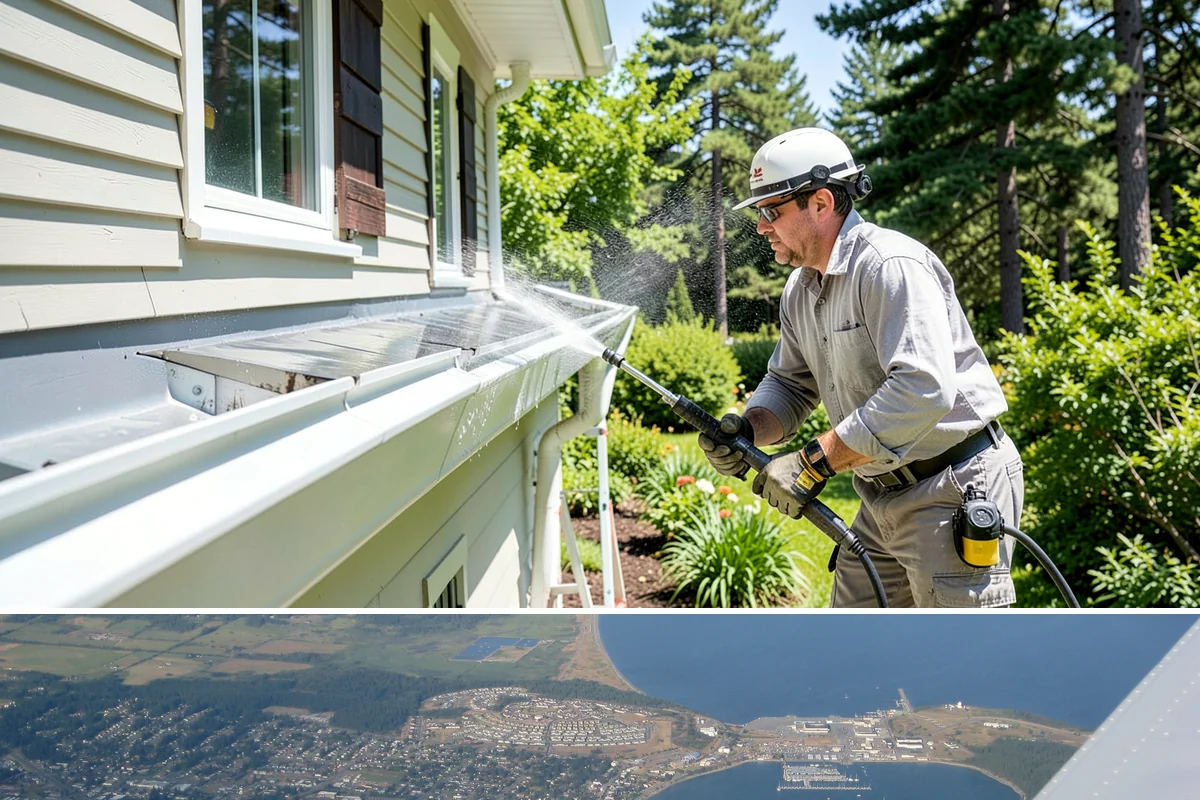 Car Dealership Cleaning in Oak Harbor, Island County, WA - Monthly or quarterly lot cleaning works best, with heavier facade and glass washing in the drier spring and summer months.