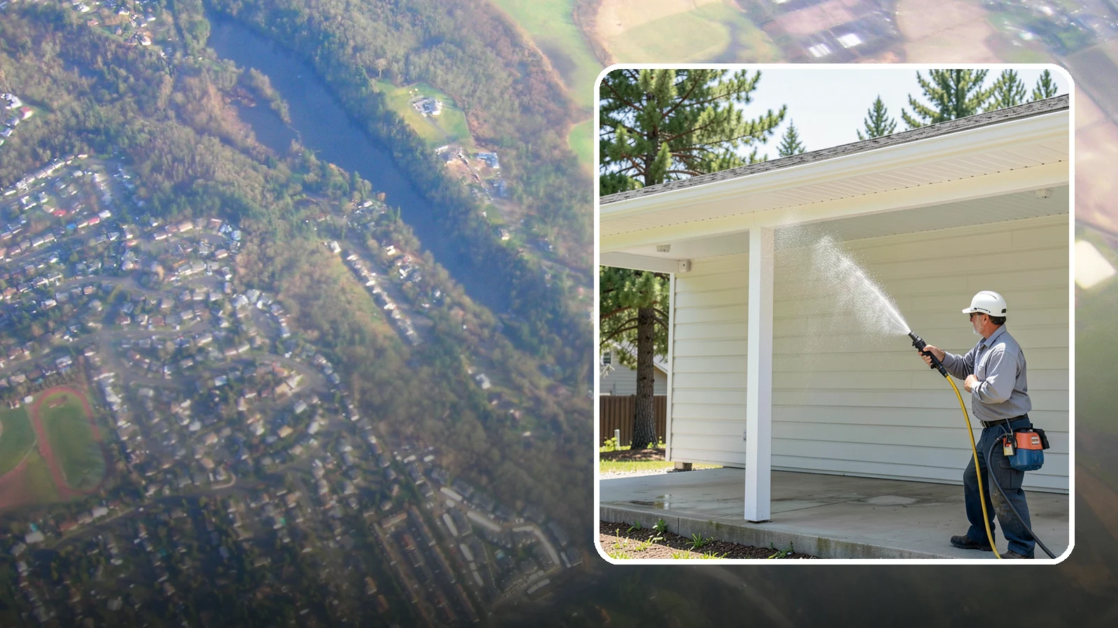 Carport Cleaning in Algona, King County, WA - We wash carport posts, roofing, and slab so the open structure stops trapping moss, mud, and dripping tree sap.