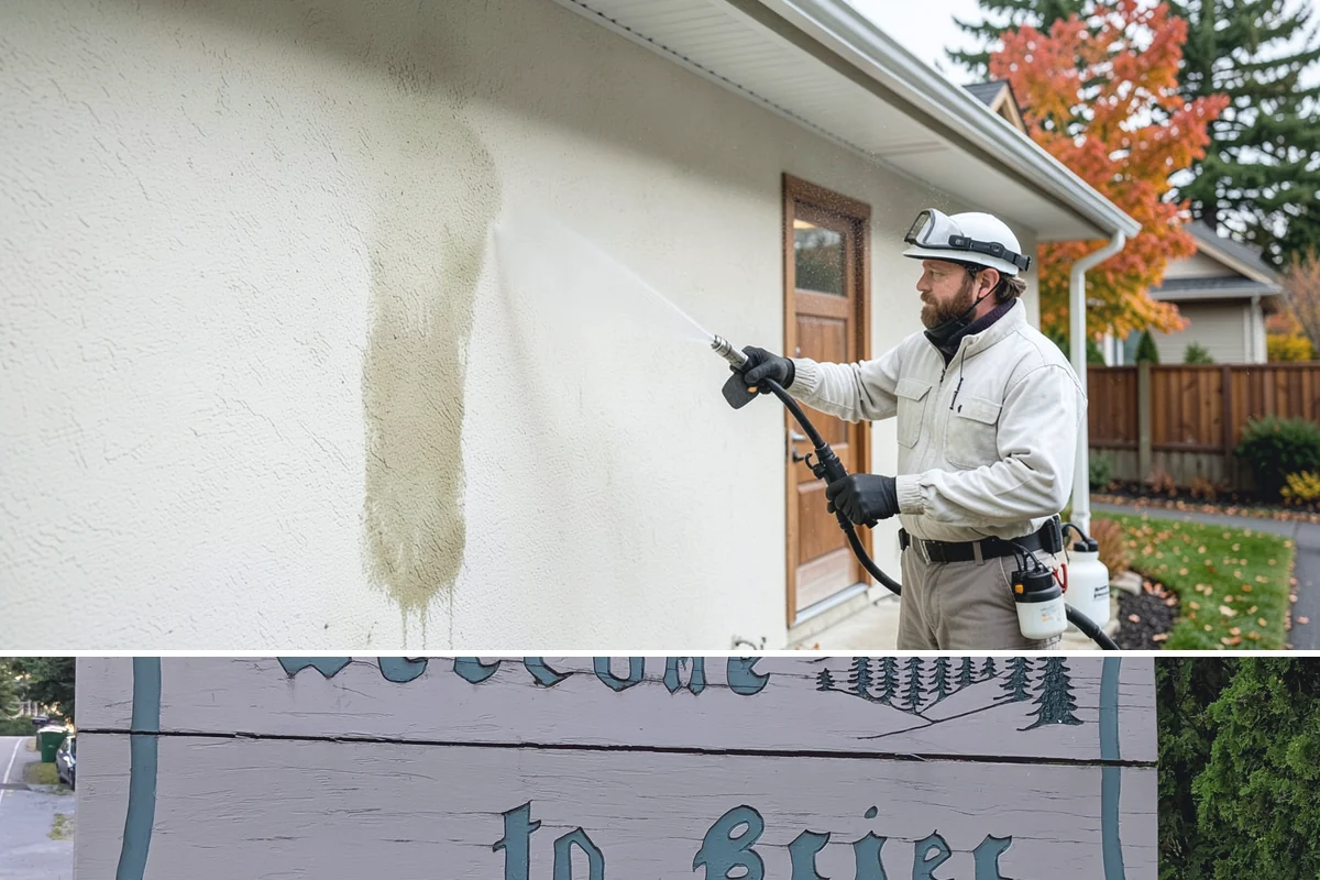 Carport Cleaning in Brier, Snohomish County, WA - Plan carport cleaning for the drier summer months when the framing can fully dry and moss treatment lasts longest.
