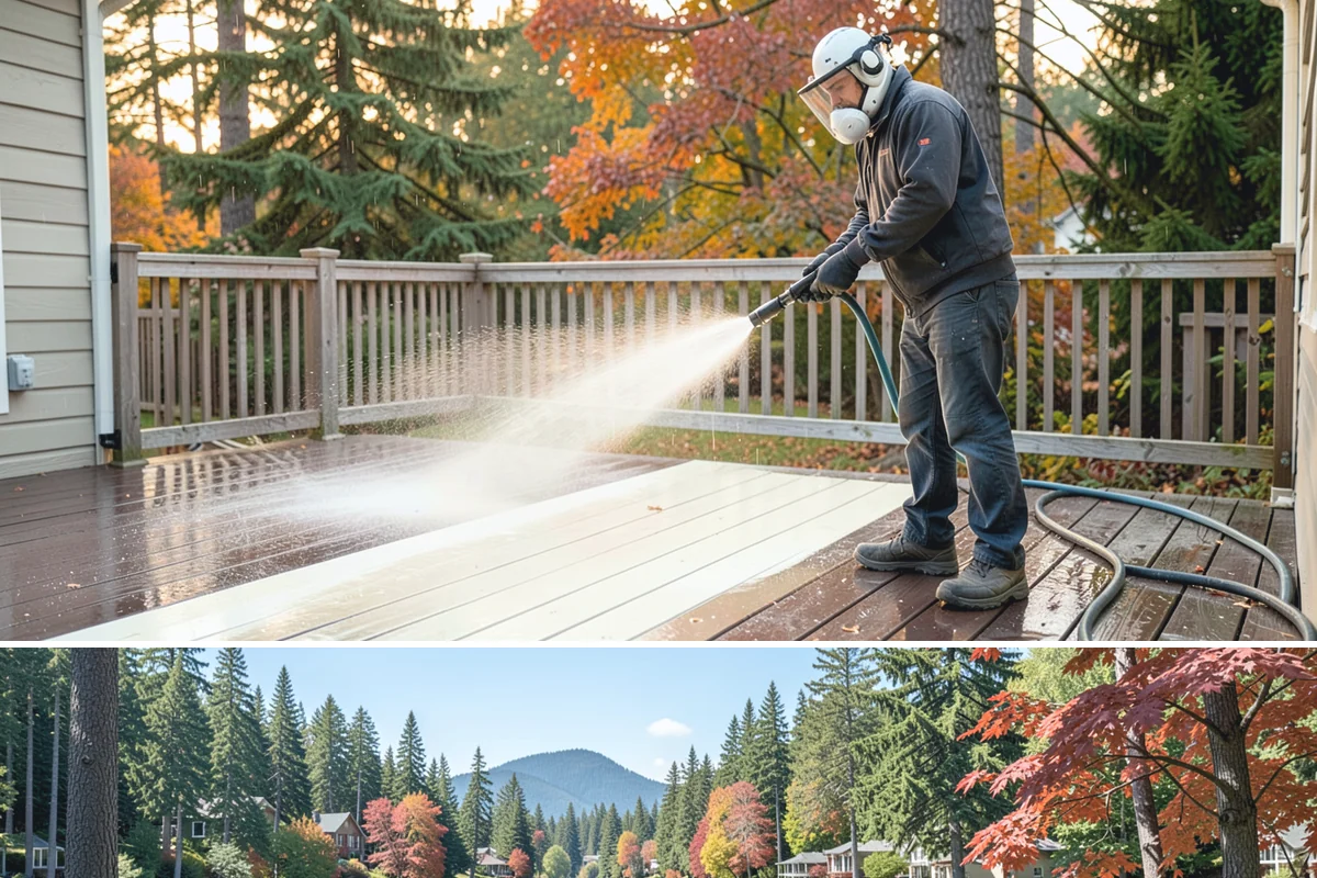 Carport Cleaning in Covington, King County, WA - Plan carport cleaning for the drier summer months when the framing can fully dry and moss treatment lasts longest.