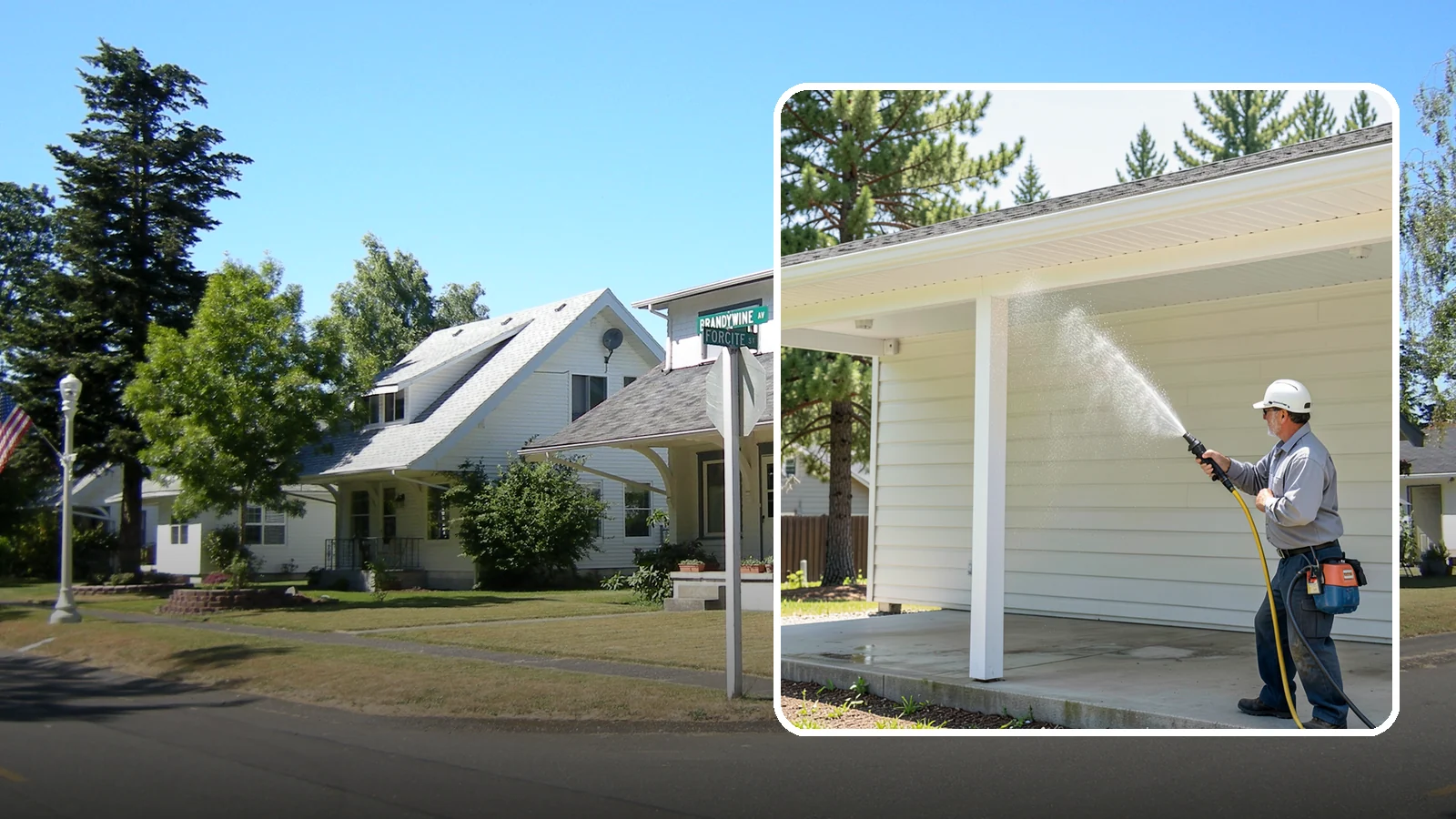 Carport Cleaning in DuPont, Pierce County, WA - We wash carport posts, roofing, and slab so the open structure stops trapping moss, mud, and dripping tree sap.