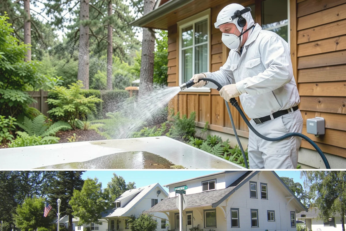 Carport Cleaning in DuPont, Pierce County, WA - Plan carport cleaning for the drier summer months when the framing can fully dry and moss treatment lasts longest.