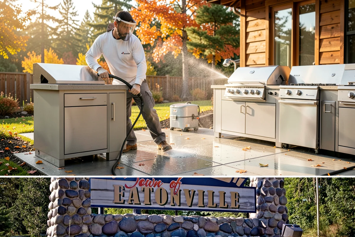 Carport Cleaning in Eatonville, Pierce County, WA - Plan carport cleaning for the drier summer months when the framing can fully dry and moss treatment lasts longest.