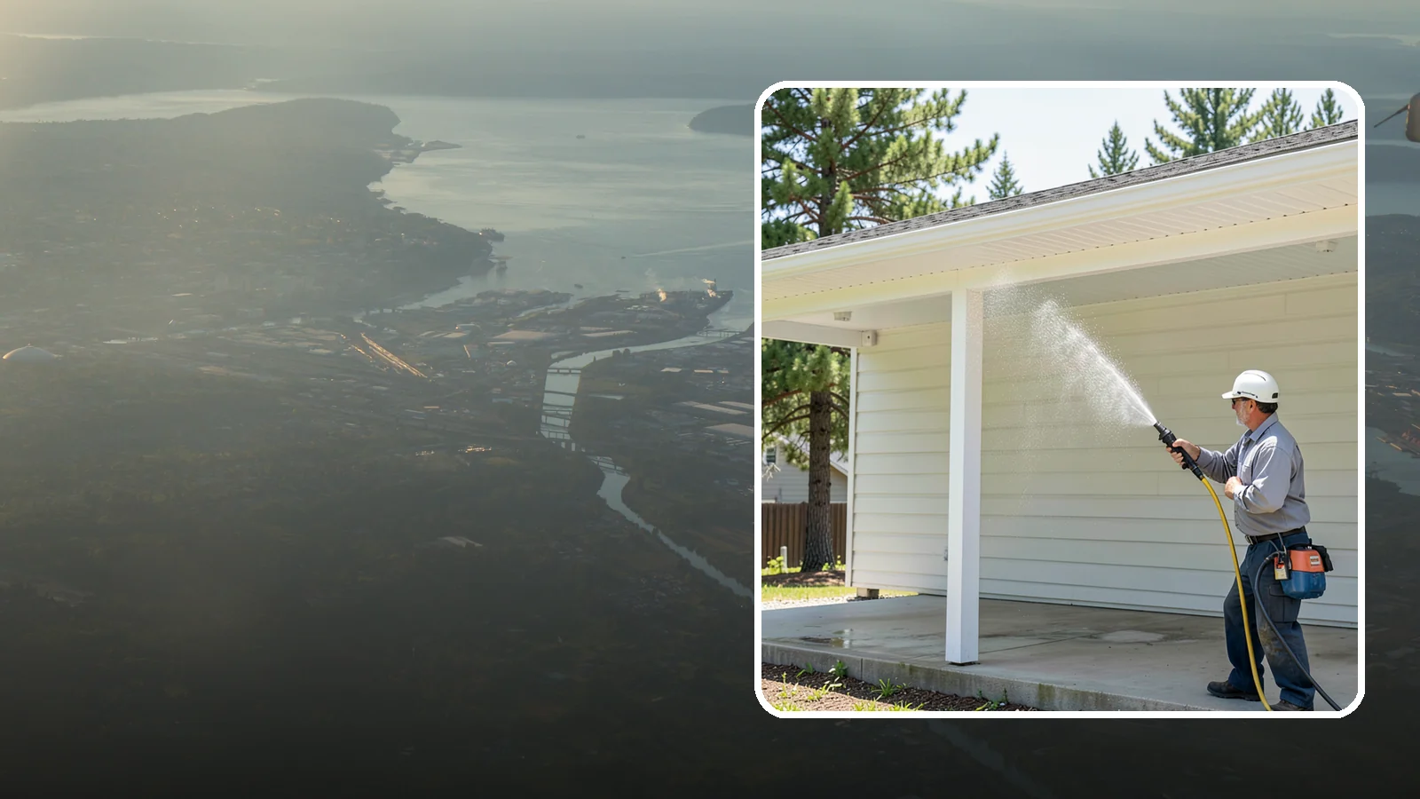 Carport Cleaning in Fife, Pierce County, WA - We wash carport posts, roofing, and slab so the open structure stops trapping moss, mud, and dripping tree sap.