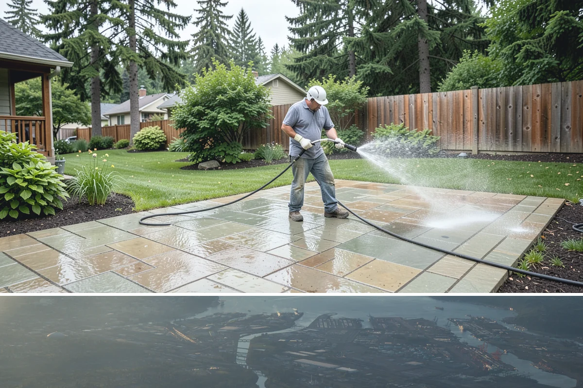 Carport Cleaning in Fife, Pierce County, WA - Plan carport cleaning for the drier summer months when the framing can fully dry and moss treatment lasts longest.