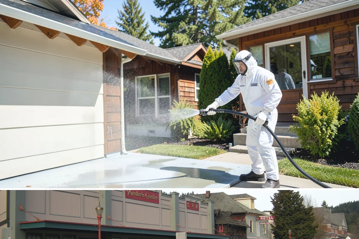 Carport Cleaning in Issaquah, King County, WA - Plan carport cleaning for the drier summer months when the framing can fully dry and moss treatment lasts longest.