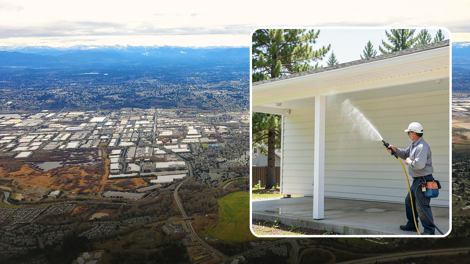 Carport Cleaning in Kent, King County, WA - We wash carport posts, roofing, and slab so the open structure stops trapping moss, mud, and dripping tree sap.