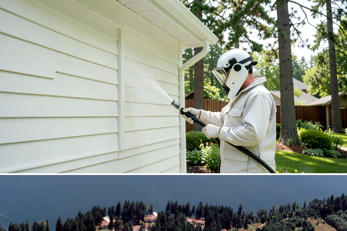 Carport Cleaning in Lakewood, Pierce County, WA - Plan carport cleaning for the drier summer months when the framing can fully dry and moss treatment lasts longest.