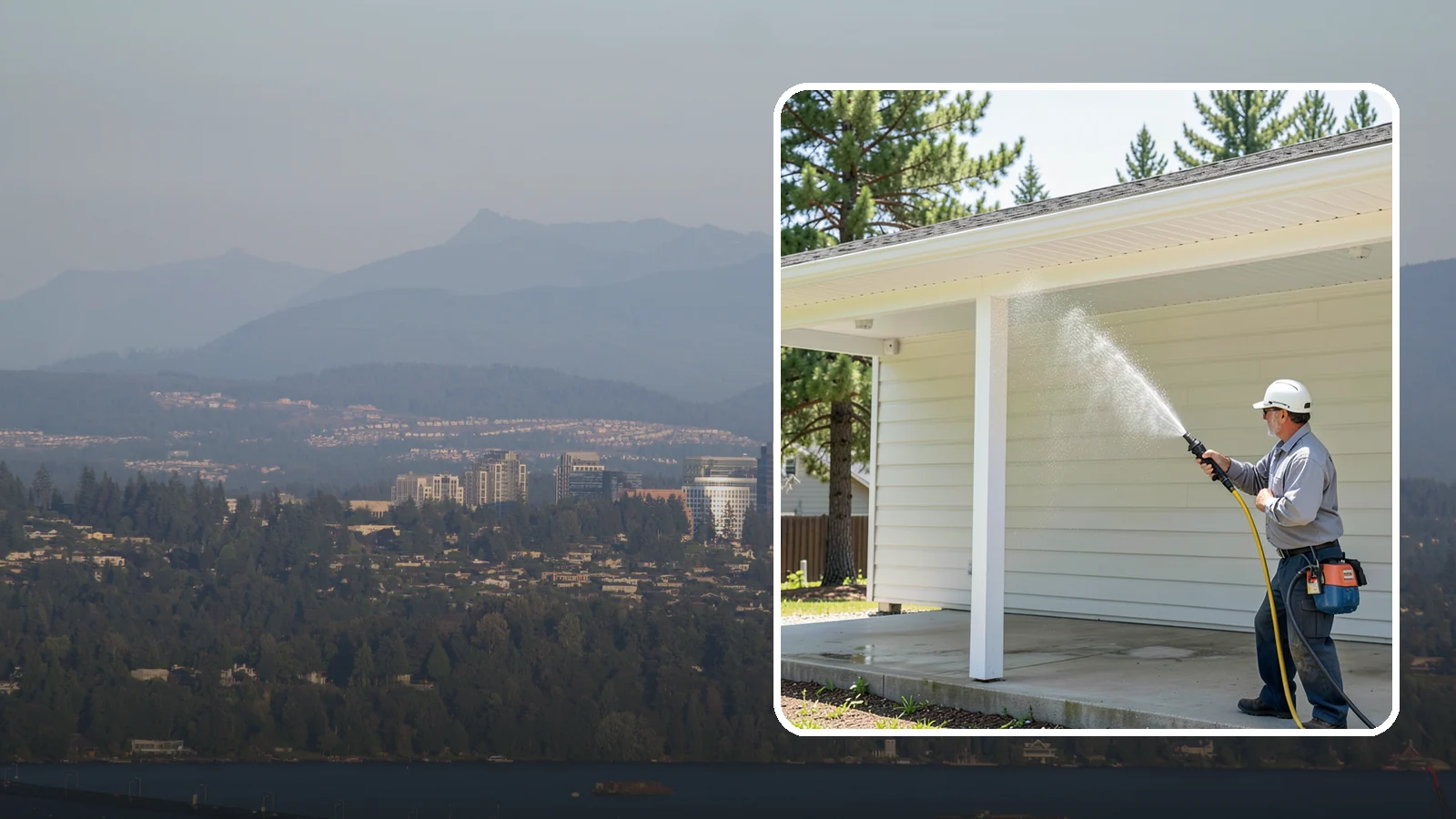 Carport Cleaning in Medina, King County, WA - We wash carport posts, roofing, and slab so the open structure stops trapping moss, mud, and dripping tree sap.