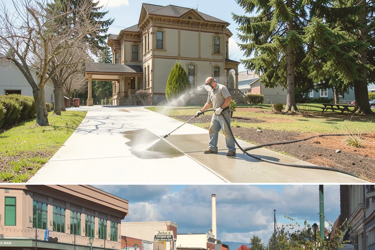 Carport Cleaning in Monroe, Snohomish County, WA - Plan carport cleaning for the drier summer months when the framing can fully dry and moss treatment lasts longest.
