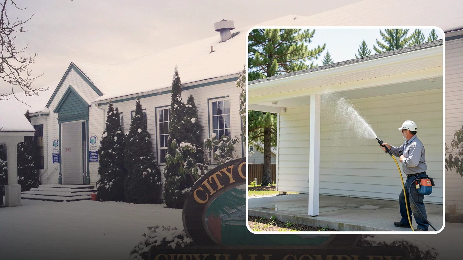 Carport Cleaning in Pacific, King County, WA - We wash carport posts, roofing, and slab so the open structure stops trapping moss, mud, and dripping tree sap.