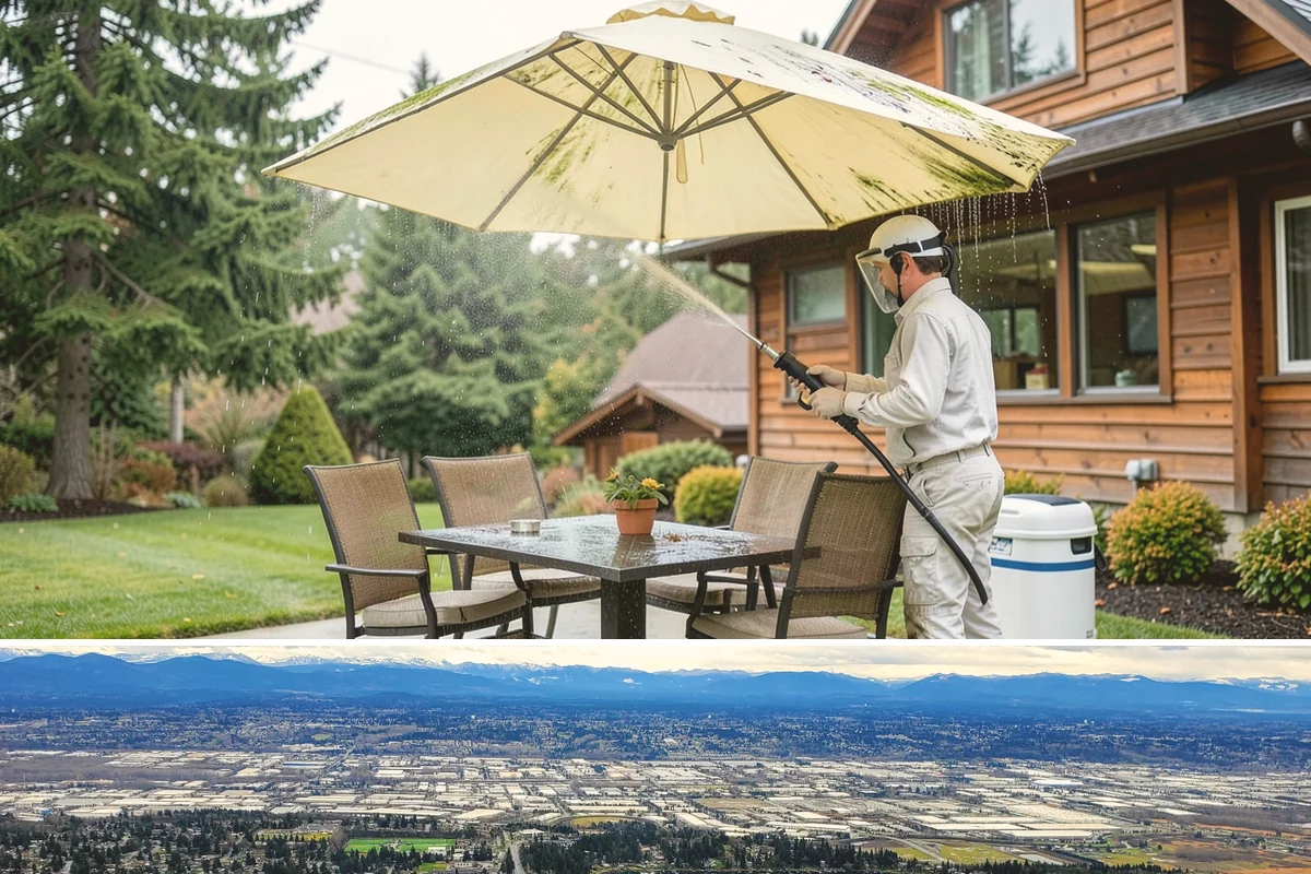 Carport Cleaning in SeaTac, King County, WA - Plan carport cleaning for the drier summer months when the framing can fully dry and moss treatment lasts longest.
