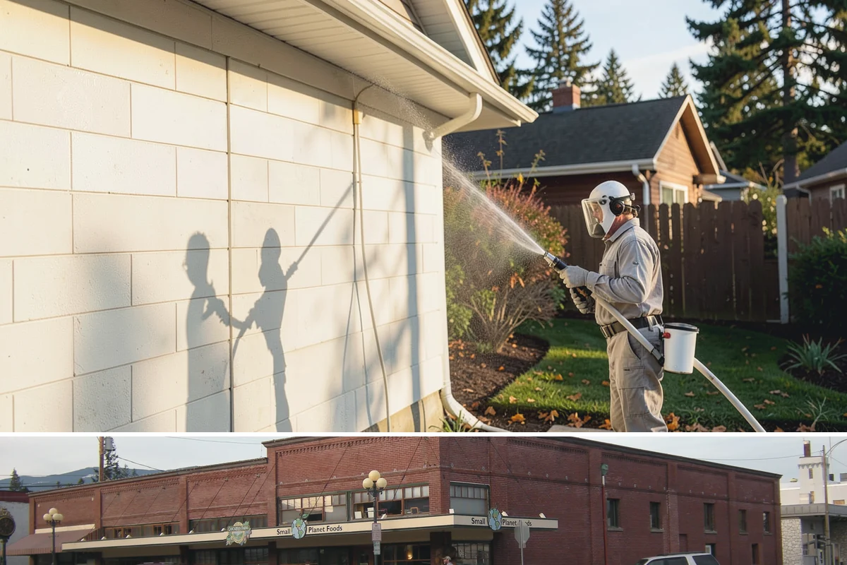 Carport Cleaning in Sedro-Woolley, Skagit County, WA - Plan carport cleaning for the drier summer months when the framing can fully dry and moss treatment lasts longest.