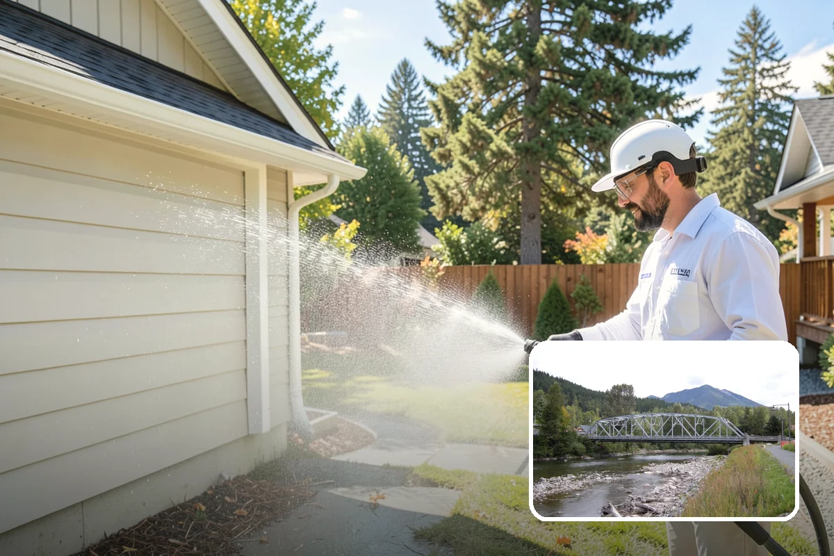 Carport Cleaning in Skykomish, King County, WA - Clears moss and algae from posts and overhead framing