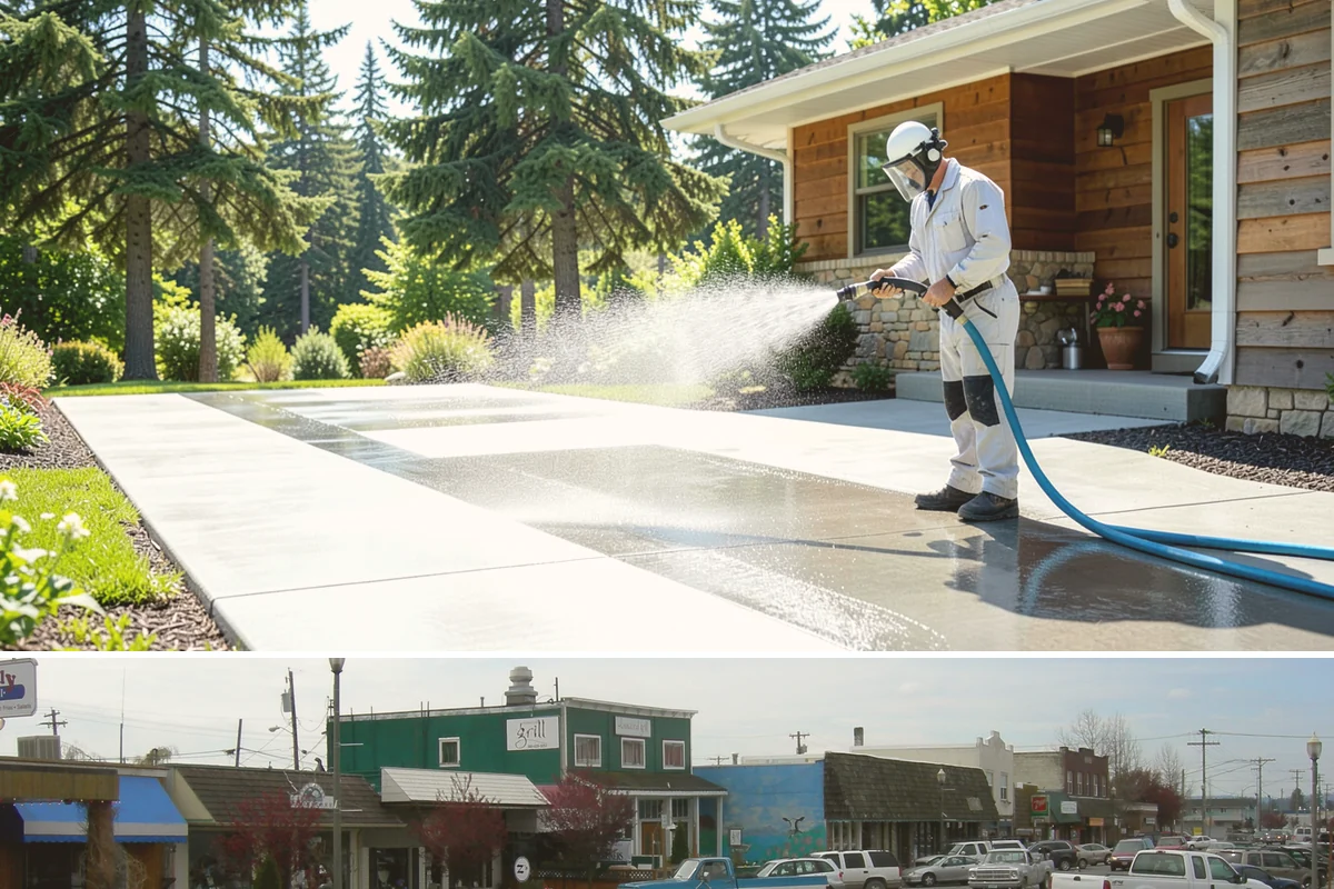 Carport Cleaning in Stanwood, Snohomish County, WA - Plan carport cleaning for the drier summer months when the framing can fully dry and moss treatment lasts longest.