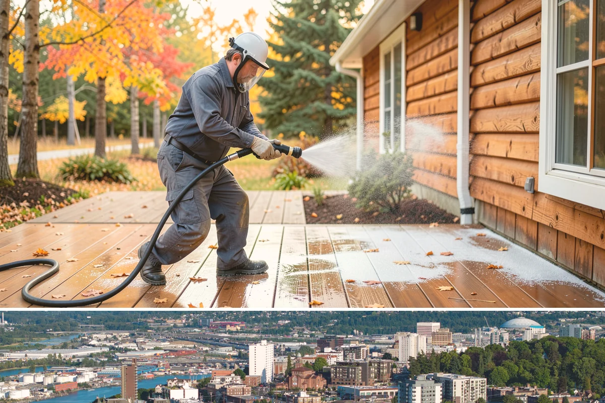 Carport Cleaning in Tacoma, Pierce County, WA - Plan carport cleaning for the drier summer months when the framing can fully dry and moss treatment lasts longest.