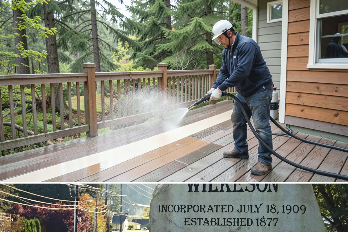 Carport Cleaning in Wilkeson, Pierce County, WA - Plan carport cleaning for the drier summer months when the framing can fully dry and moss treatment lasts longest.