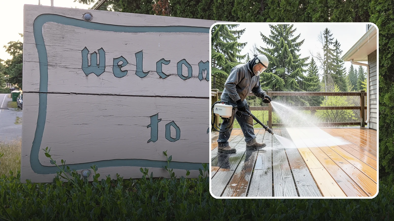 Cedar Deck Cleaning in Brier, Snohomish County, WA - Clean and brighten cedar decks to revive the warm tone Washington moisture washes out.