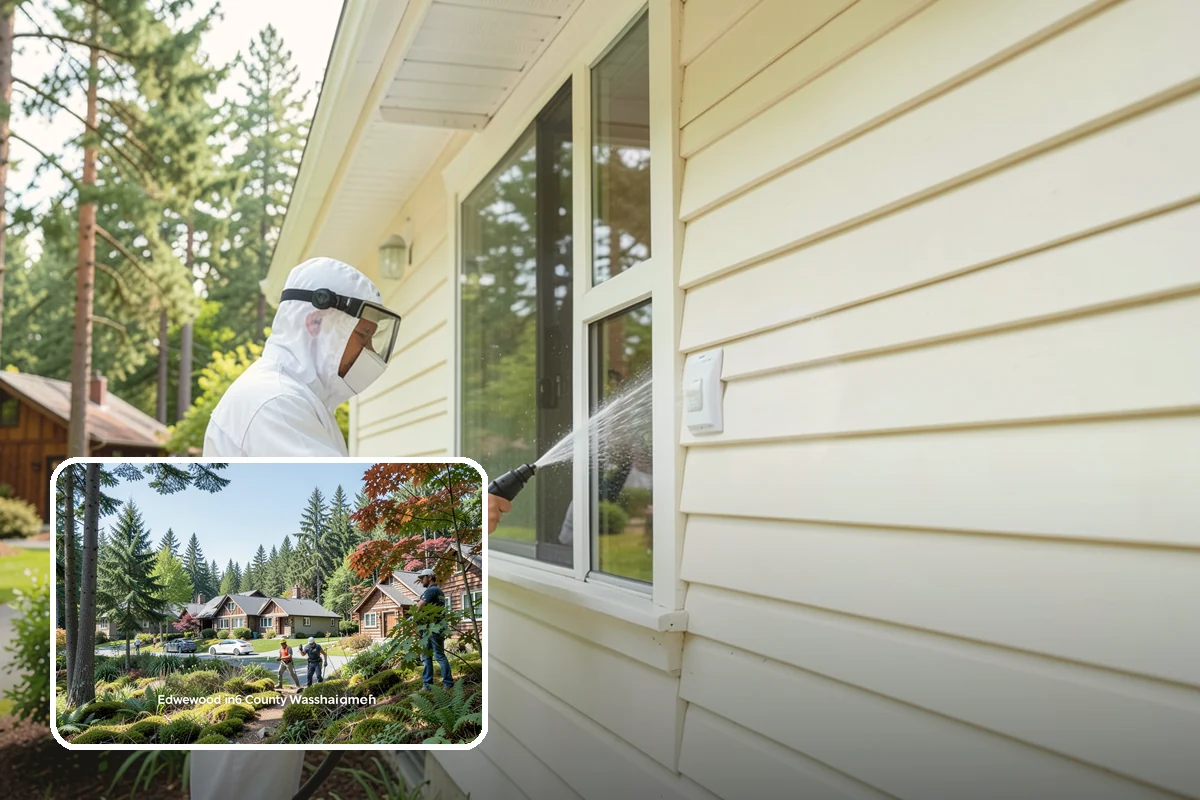 Cedar Deck Cleaning in Edgewood, Pierce County, WA - Revives cedar's warm reddish color