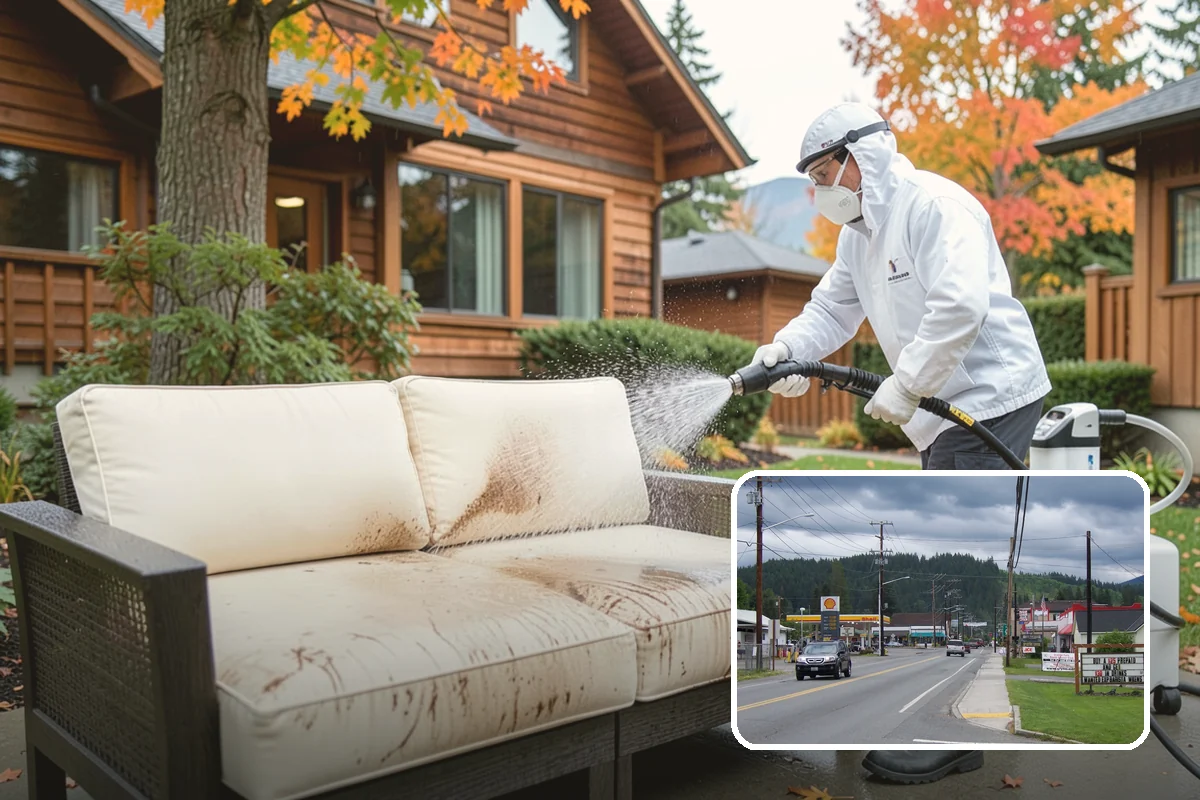 Cedar Deck Cleaning in Granite Falls, Snohomish County, WA - Revives cedar's warm reddish color