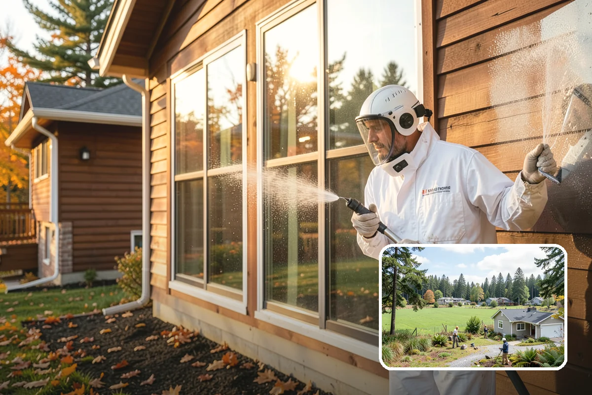 Cedar Deck Cleaning in Lyman, Skagit County, WA - Revives cedar's warm reddish color