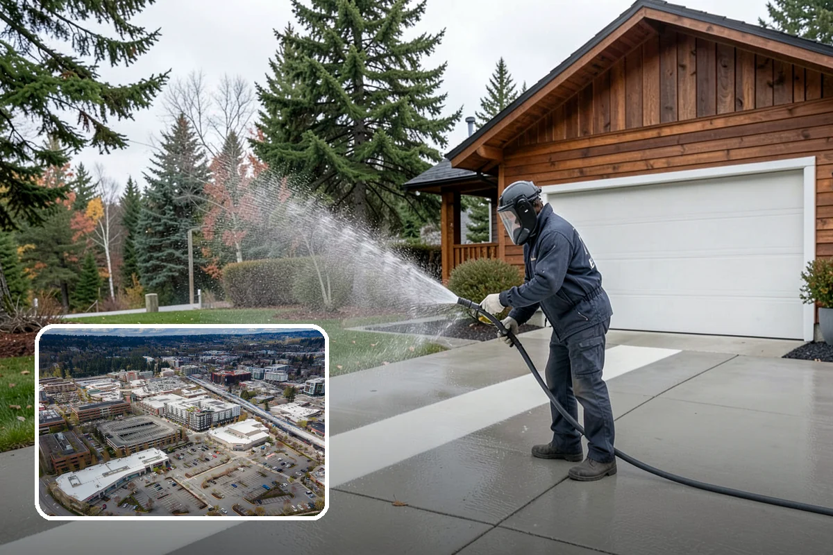 Cedar Deck Cleaning in Redmond, King County, WA - Revives cedar's warm reddish color