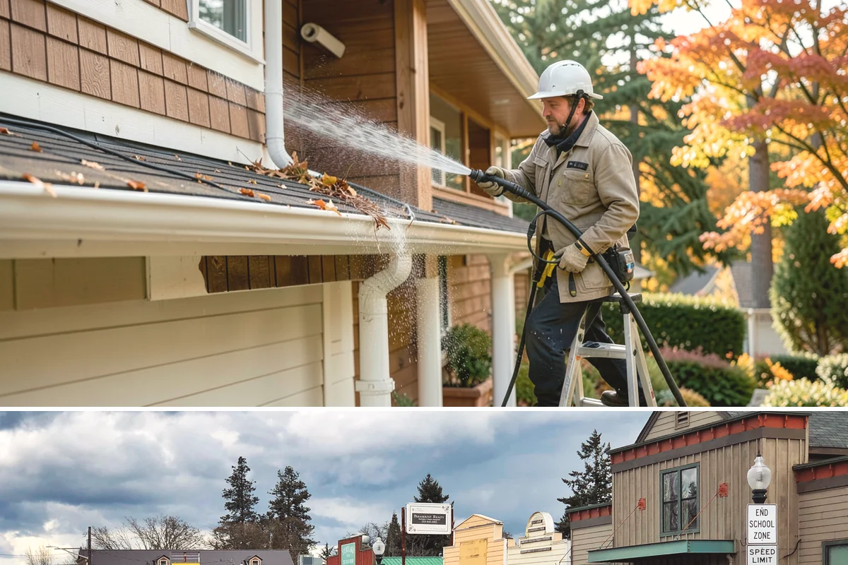 Cedar Deck Cleaning in Roy, Pierce County, WA - Clean and brighten cedar decks in dry summer weeks so they dry ahead of sealing.