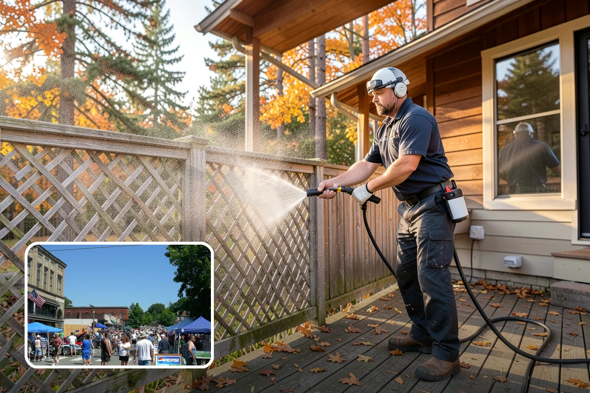 Cedar Deck Cleaning in Snohomish, Snohomish County, WA - Revives cedar's warm reddish color