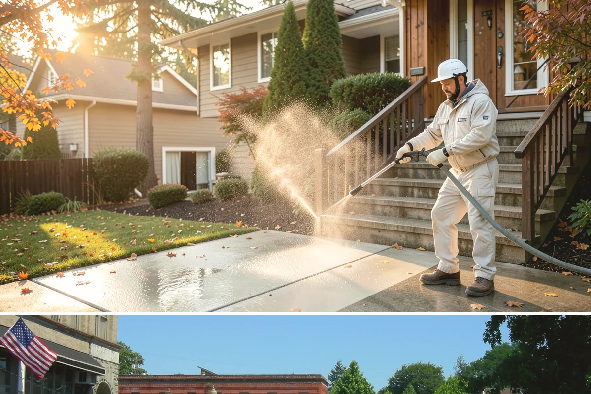 Cedar Deck Cleaning in Snohomish, Snohomish County, WA - Clean and brighten cedar decks in dry summer weeks so they dry ahead of sealing.