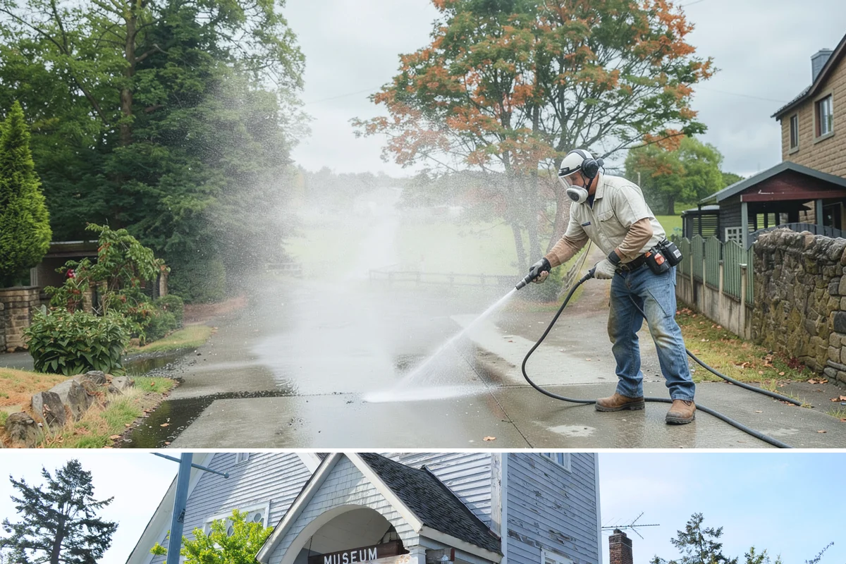 Cedar Deck Cleaning in Steilacoom, Pierce County, WA - Clean and brighten cedar decks in dry summer weeks so they dry ahead of sealing.