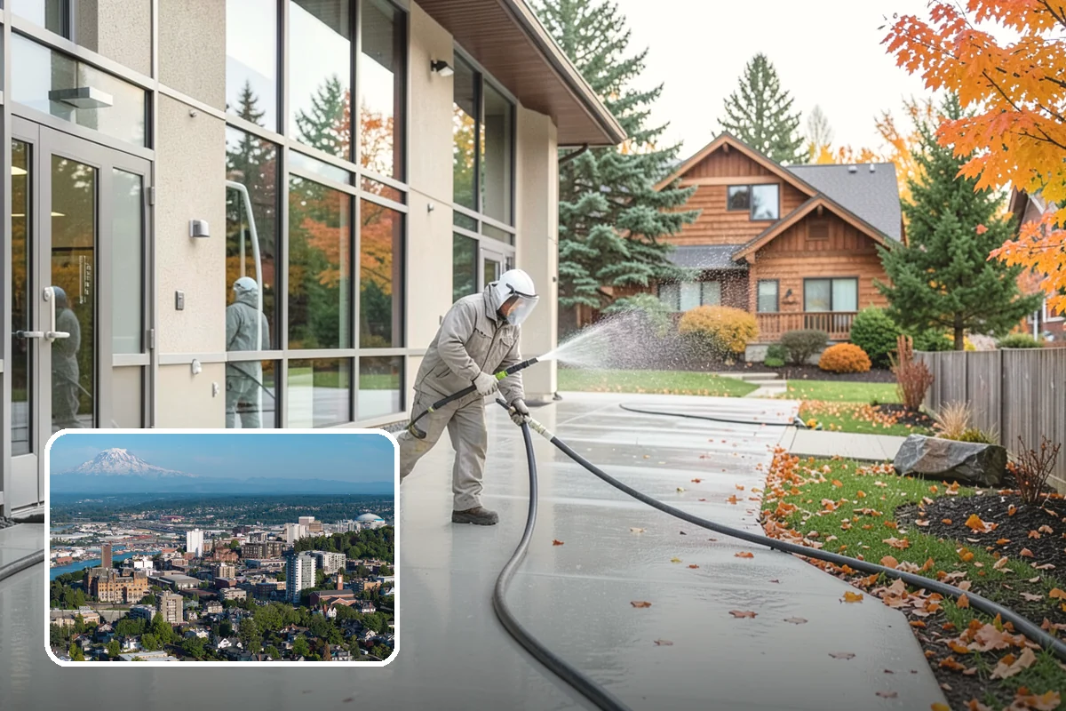Cedar Deck Cleaning in Tacoma, Pierce County, WA - Revives cedar's warm reddish color