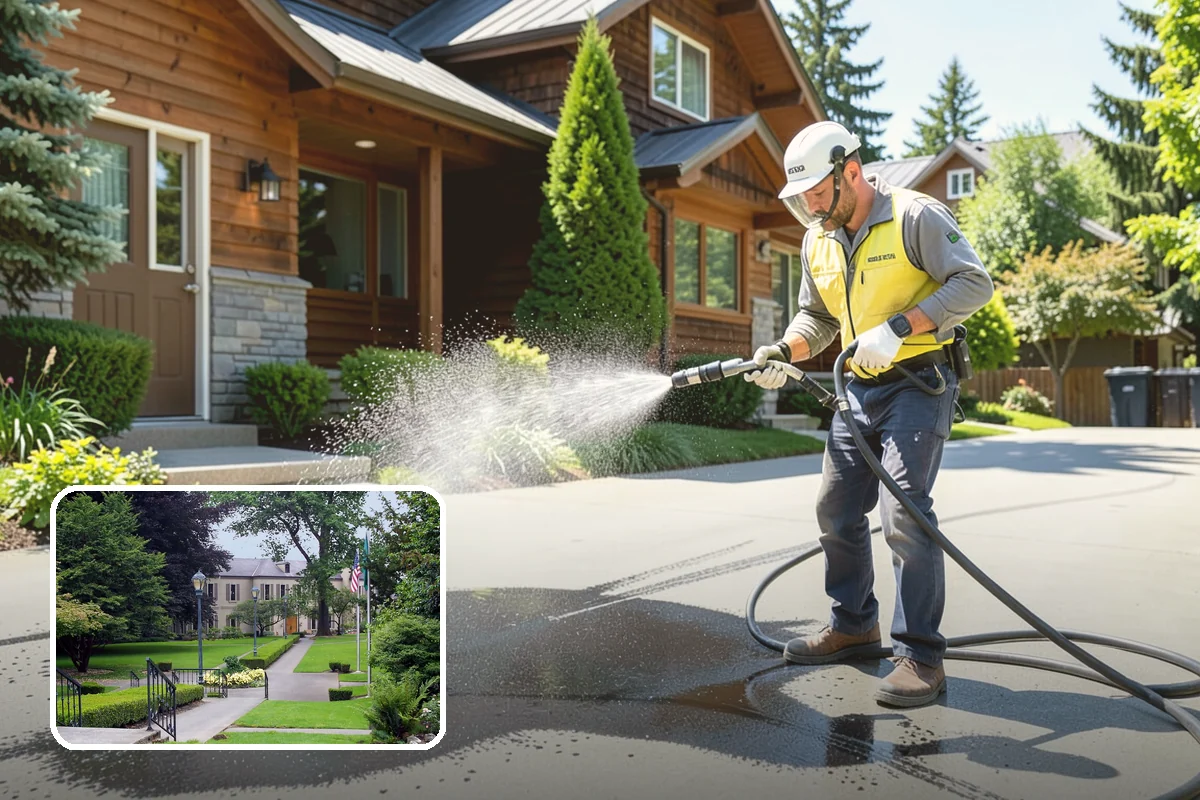 Cedar Deck Cleaning in Woodinville, King County, WA - Revives cedar's warm reddish color