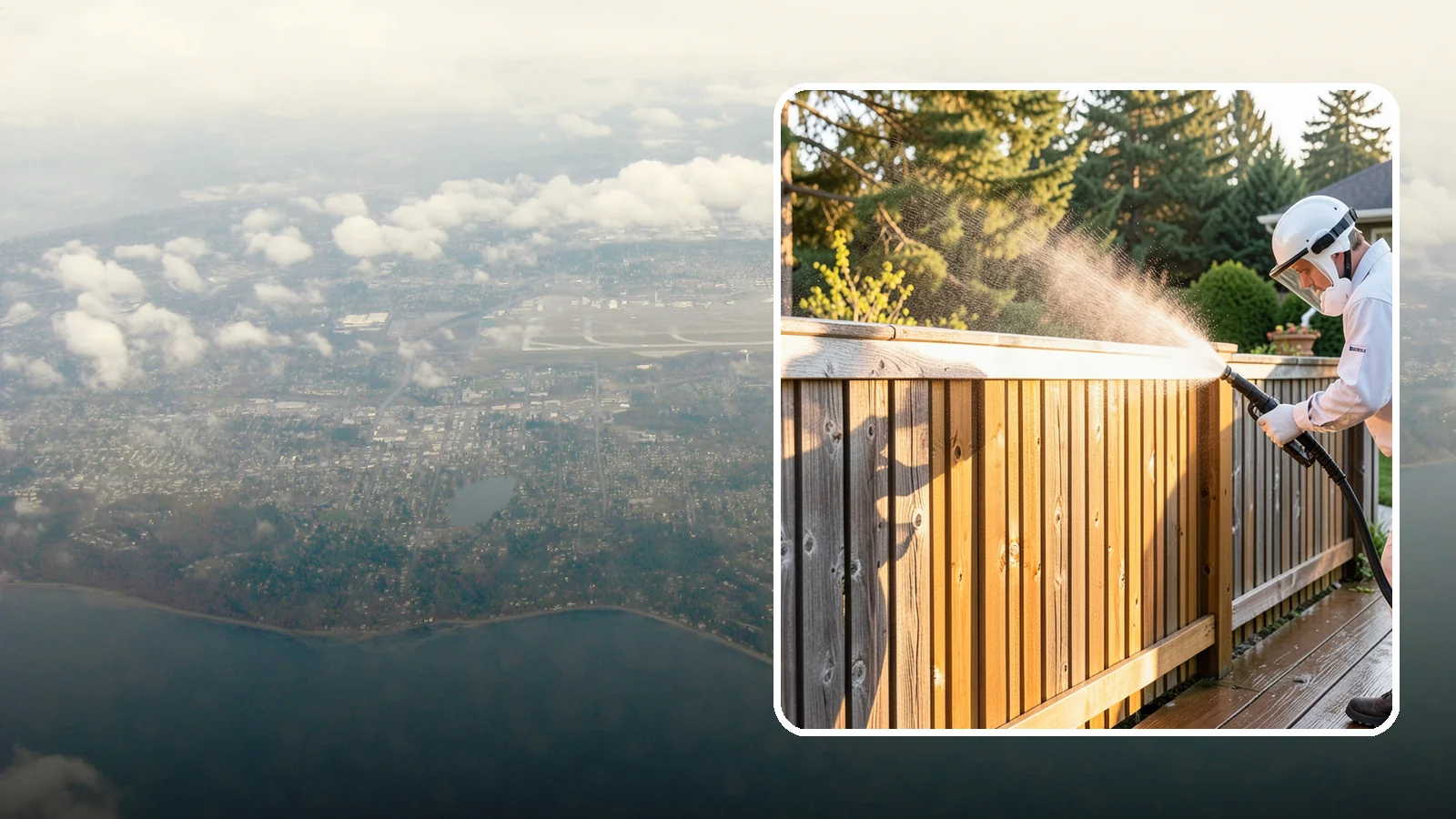 Cedar Fence Cleaning in Burien, King County, WA - Gentle cleaning tuned for cedar, the wood that grays fastest under Washington's damp, shaded conditions.