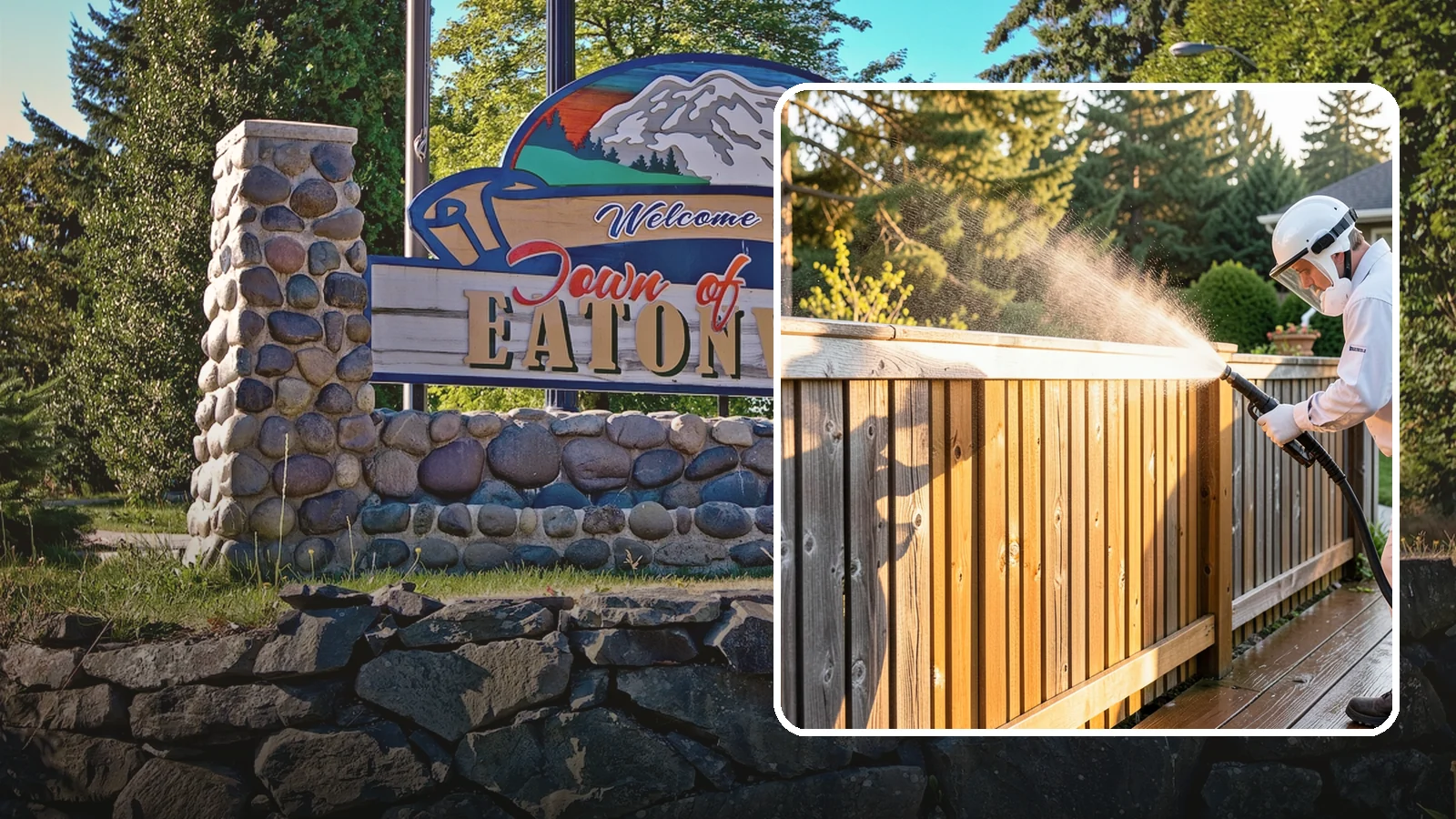Cedar Fence Cleaning in Eatonville, Pierce County, WA - Gentle cleaning tuned for cedar, the wood that grays fastest under Washington's damp, shaded conditions.