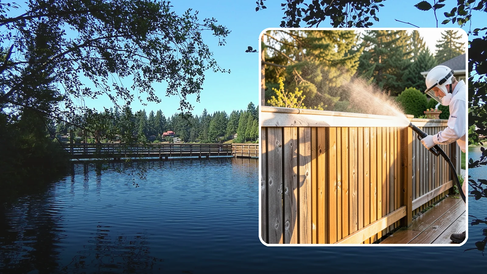 Cedar Fence Cleaning in Federal Way, King County, WA - Gentle cleaning tuned for cedar, the wood that grays fastest under Washington's damp, shaded conditions.