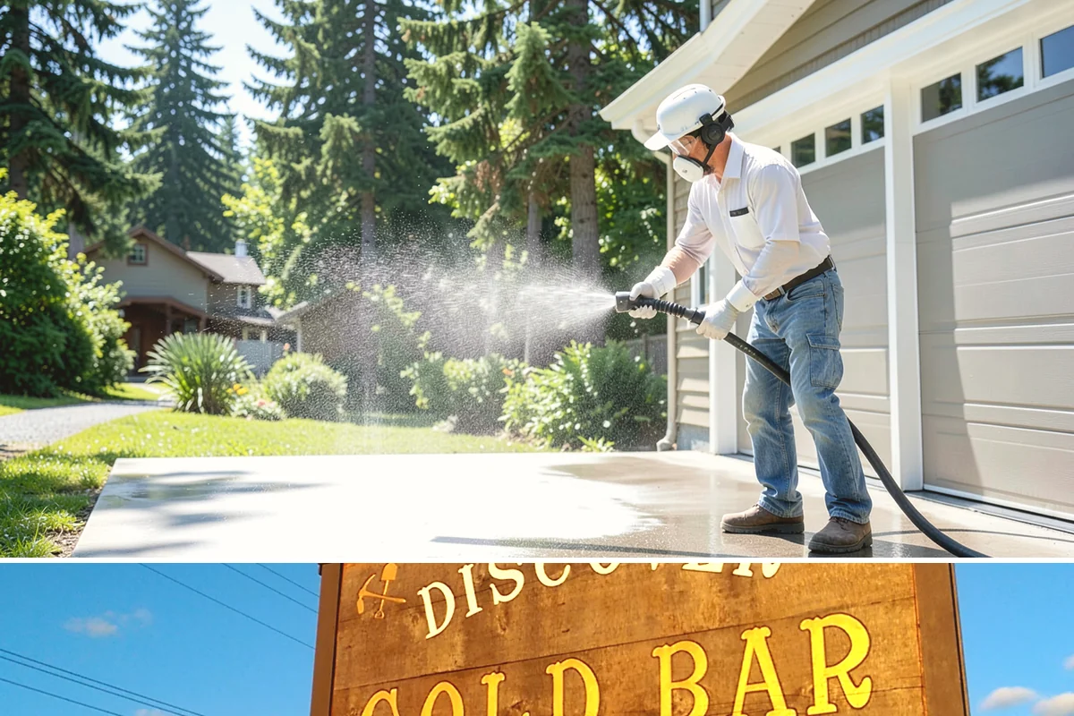 Cedar Fence Cleaning in Gold Bar, Snohomish County, WA - A dry stretch in summer is best so the cedar can fully dry before any stain or sealer goes on.